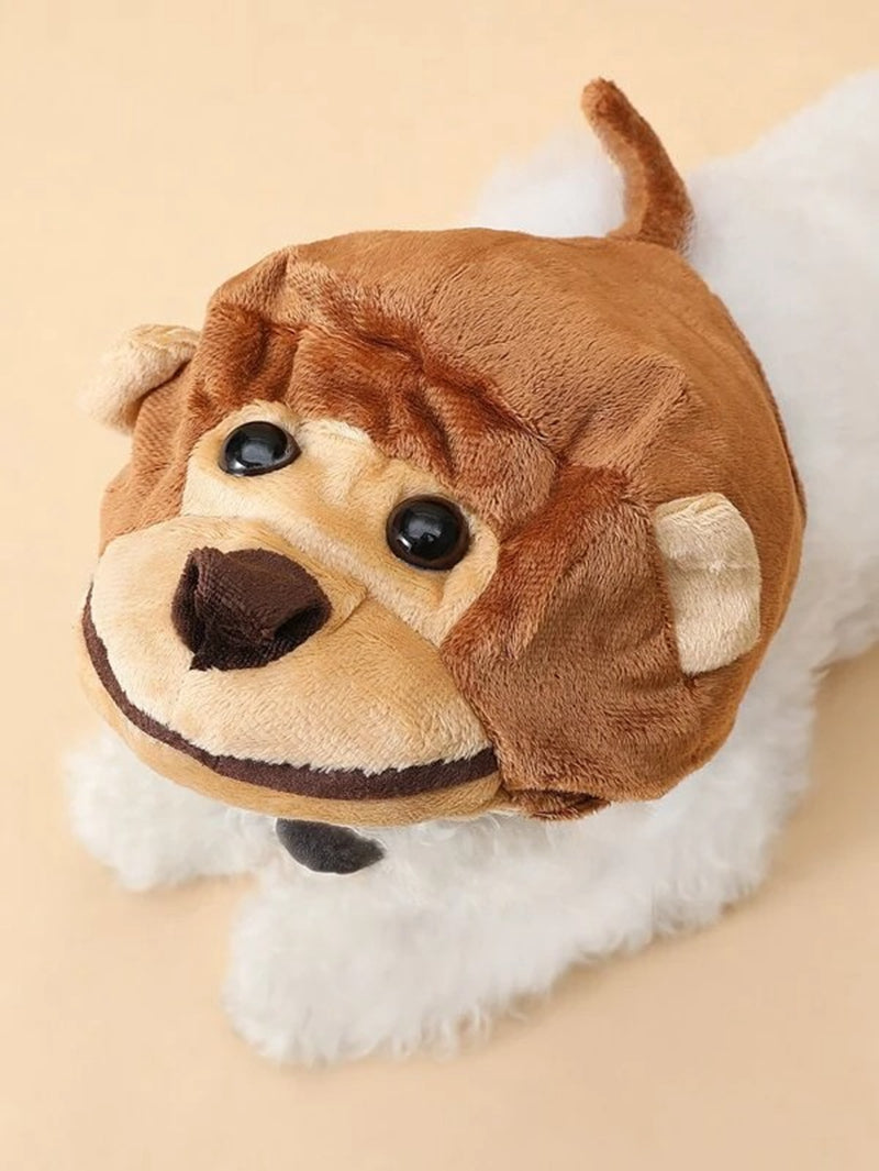 Monkey Cartoon Design Dog Hat