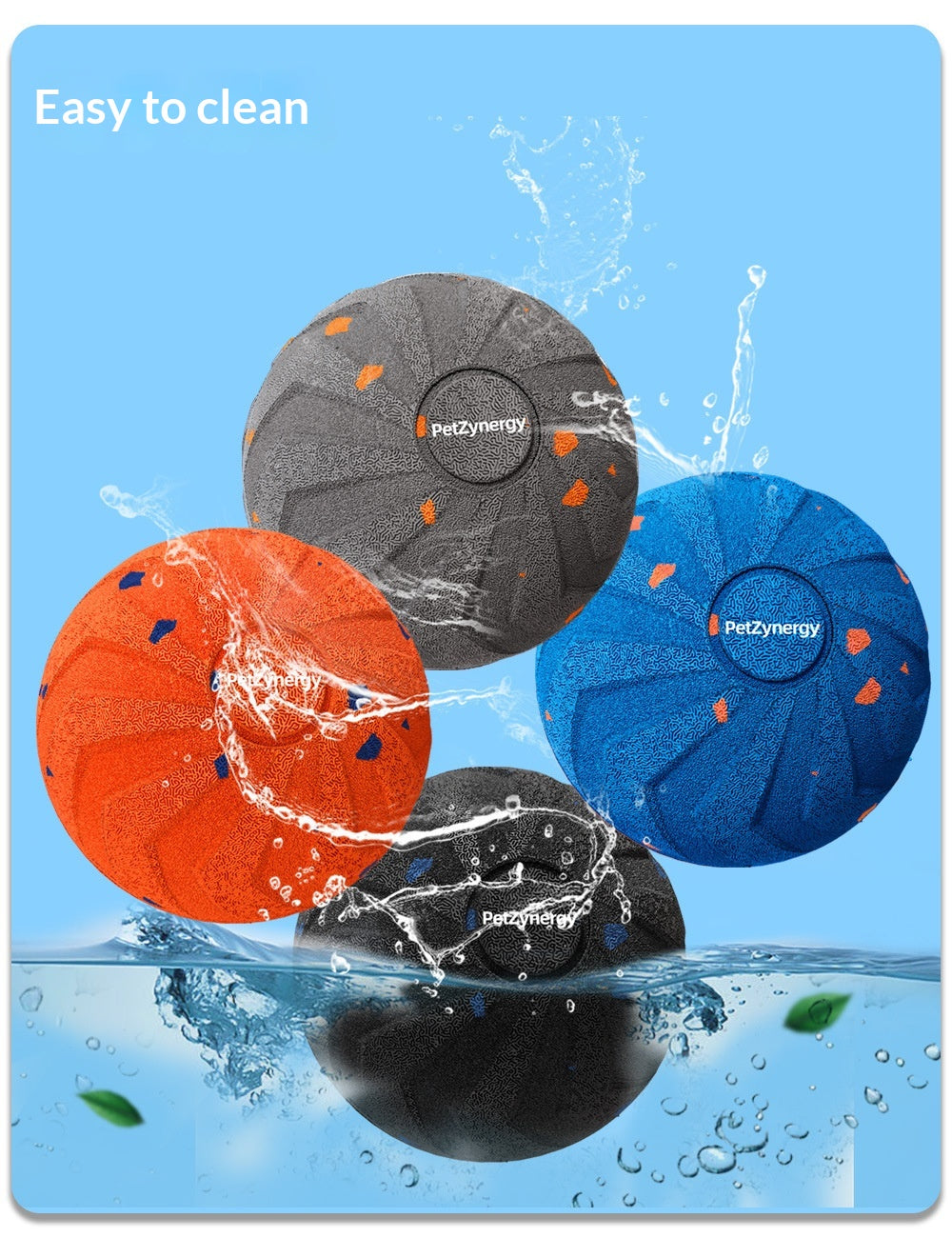 New Electric Smart Waterproof Bite-Resistant ETPU Pet Dog Boredom-Relieving Chew Bouncing Toy Ball
