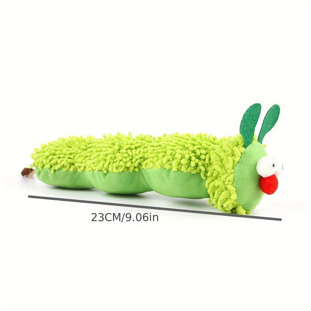 Cat Kicker Plush Chew Toy 9 Inches Length With Catnip And Silvervine Inside