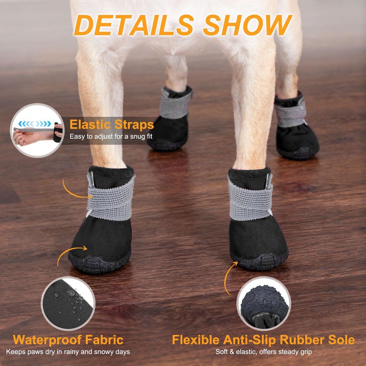 Dog Shoes Small Size Dogs,Breathable Summer Dog Booties & Paw Protectors For Hot Pavement,Anti-Slip Sole Puppy Dog Boots For Hardwood Floors, Outdoor Walking Running,Maltese Yorkie Chihuahua
