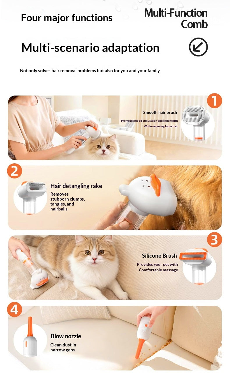Multi-Functional Pet And Household Hair-Collecting Cleaner
