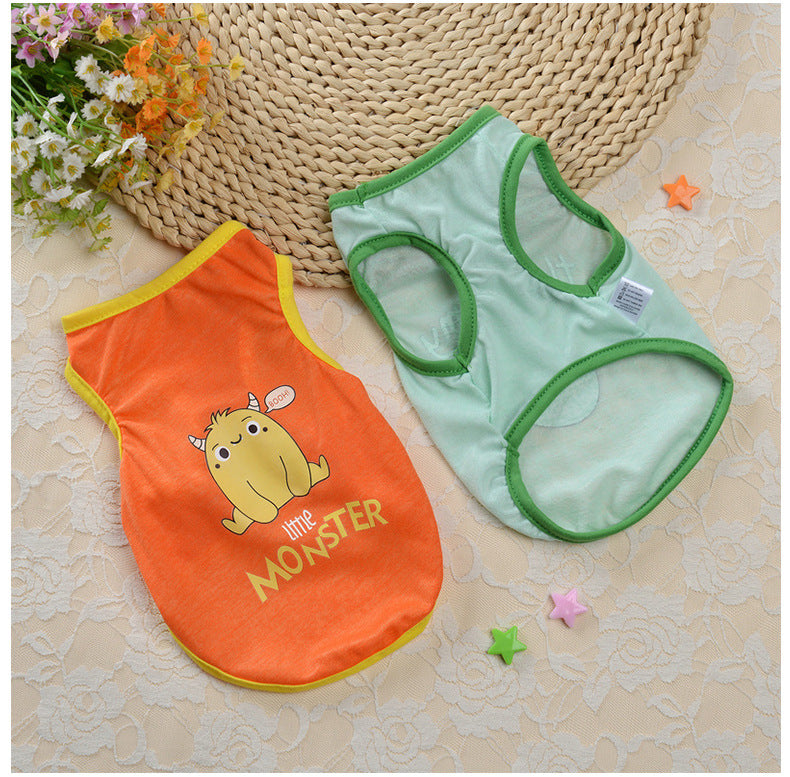 Pet Vest Ice Silk Small Dog Clothes New