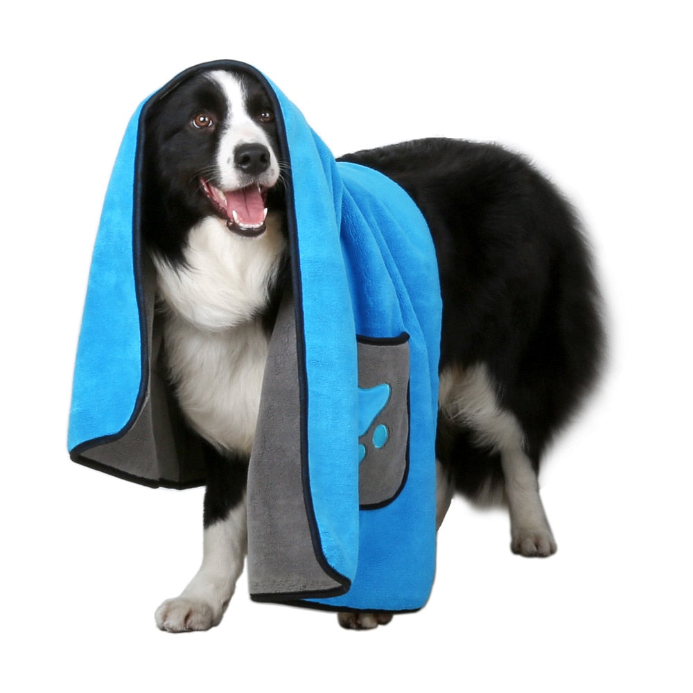 Pet bath towel