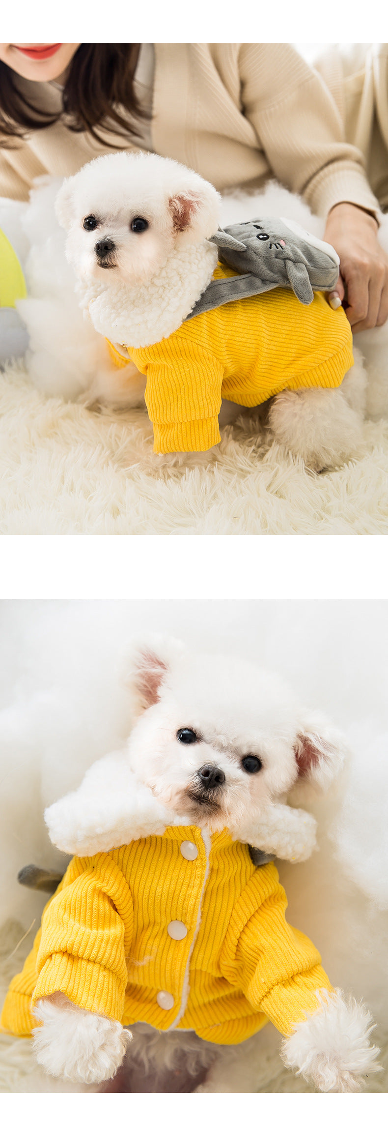 Corduroy pet clothes