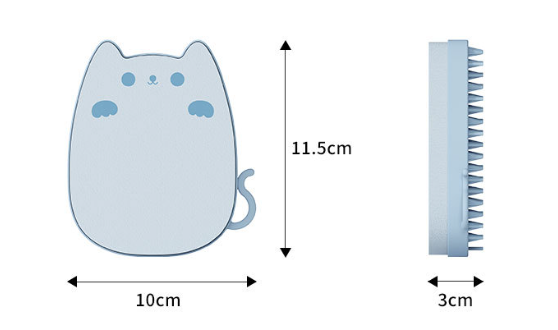 Pet Sponge Silicone Comb For Cats