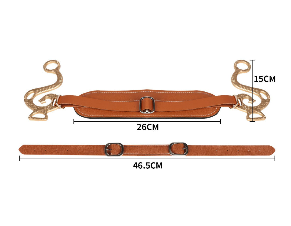 Horse Training Halter Horse Equipment Leather Horse Bridle Durable Equestrian Gear Equestrian Supplies