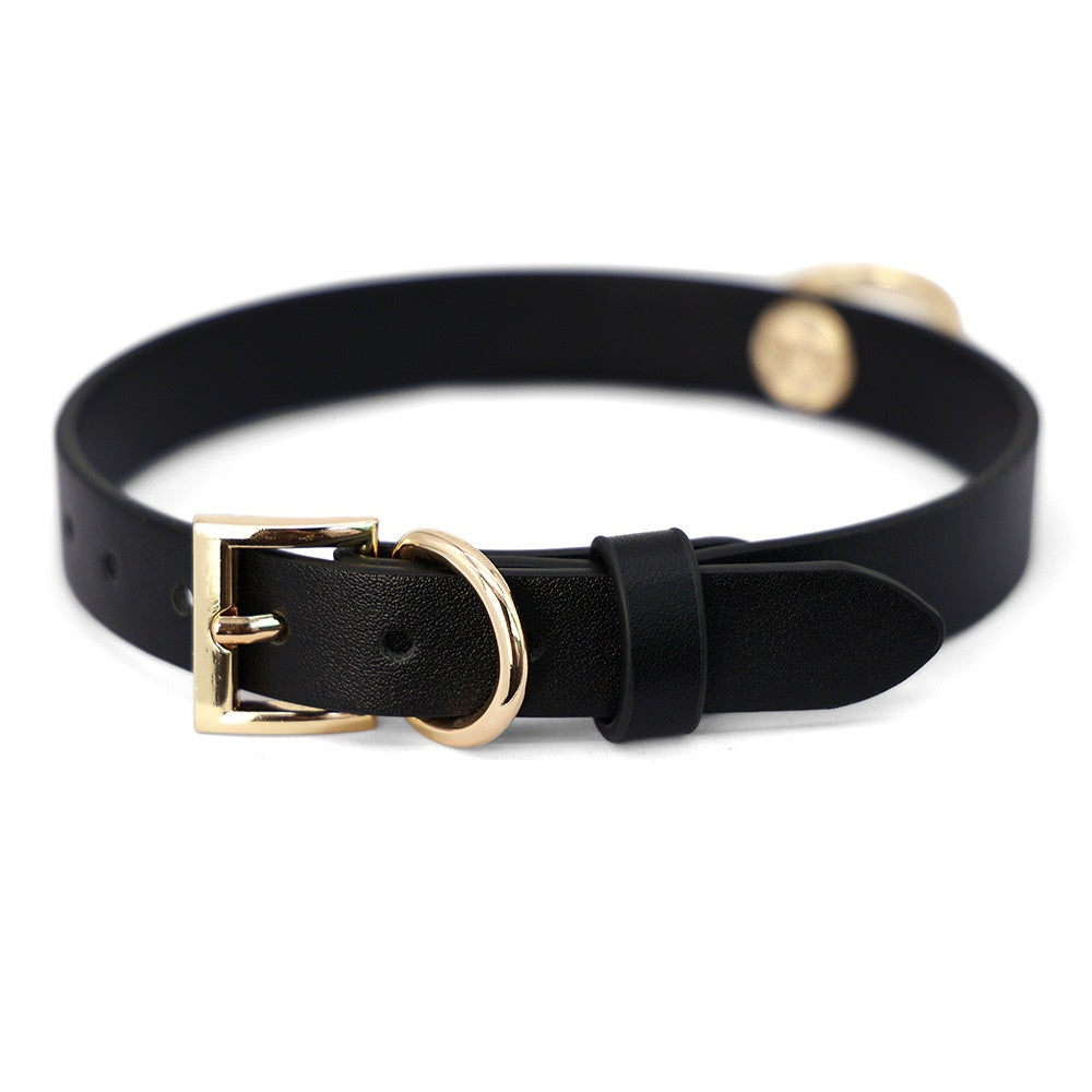Leather Genuine Cowhide Neck Binding Collar