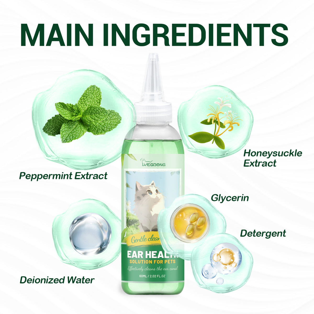 Pet Ear Cleaning Liquid 60ml