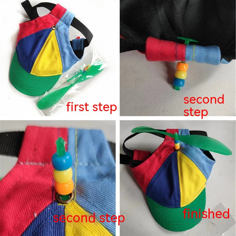 Pet Teddy Bamboo Dragonfly Baseball Cap