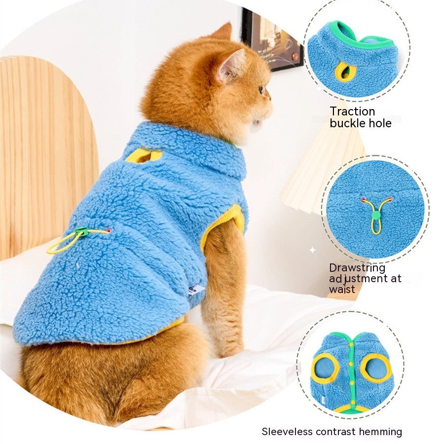 Pet Cat Winter Warm Vest