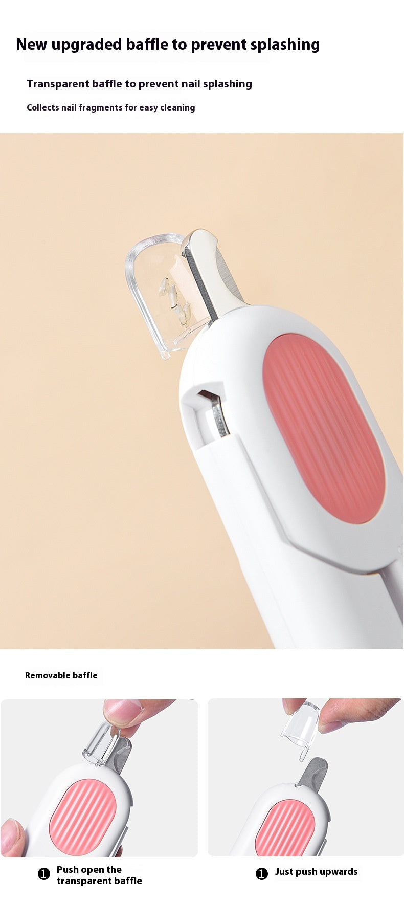 Pet LED Labor-saving Cat Nail Scissors