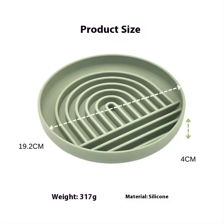 Anti Choking And High-temperature Resistant Silicone Suction Cup Dog Bowl