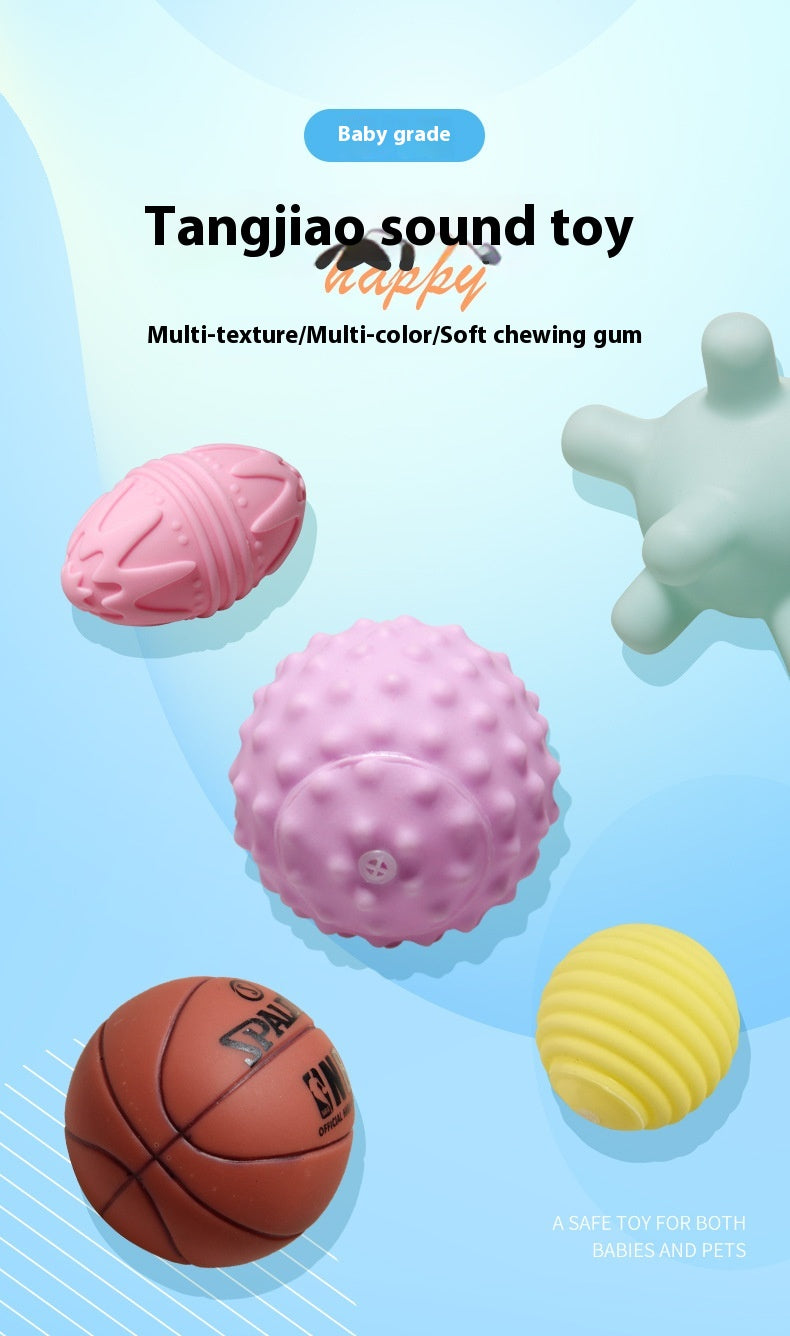 Pet Sound Rubber Simulation Bite-resistant Ball