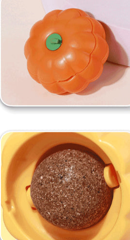 Pumpkin Catnip Ball Set Pet Supplies