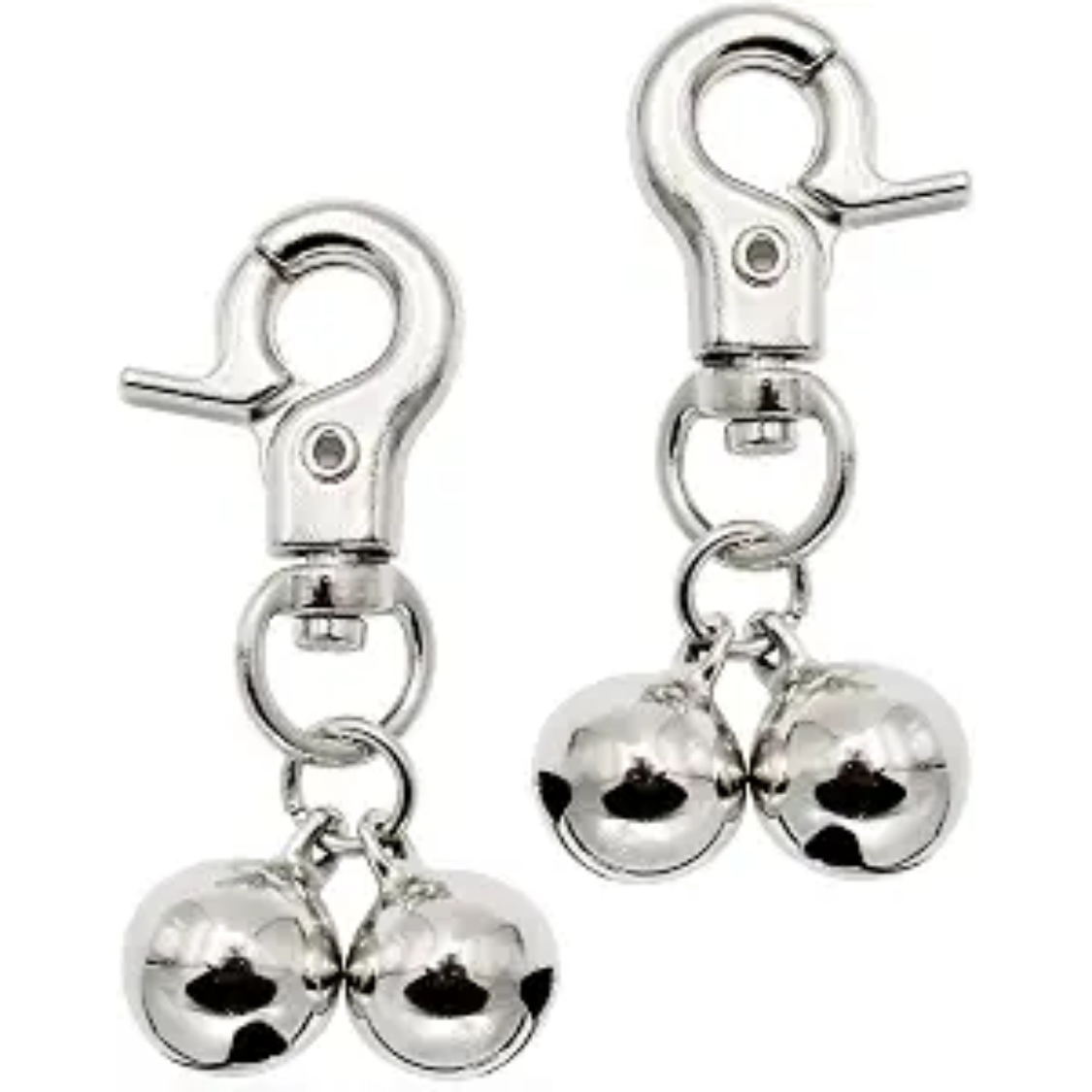 Bells For Dog Collars 2 Pack Stainless Steel Bell Necklace For Dogs Cat