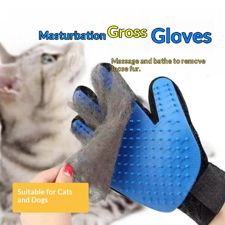 Pet Cat Grooming And Shedding-removal Gloves