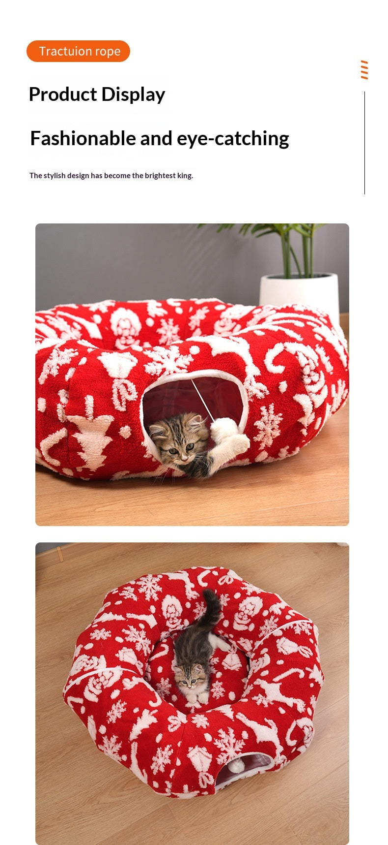 Donut-shaped Pet Bed Cat Mattress