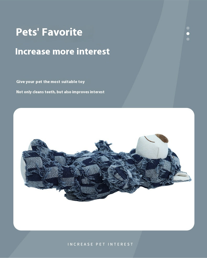 Standing Bear Squeegee Pet Toy Teeth Cleaning Bite Not Bad
