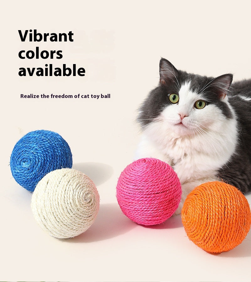 Pet Cat Toy Relieving Stuffy Artifact Molar Long Lasting Ball