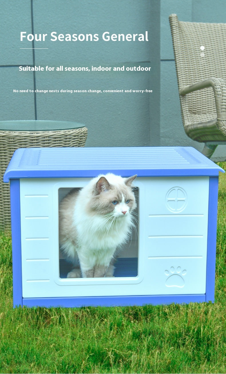 Outdoor Kennel Outdoor Rainproof Pet Bed
