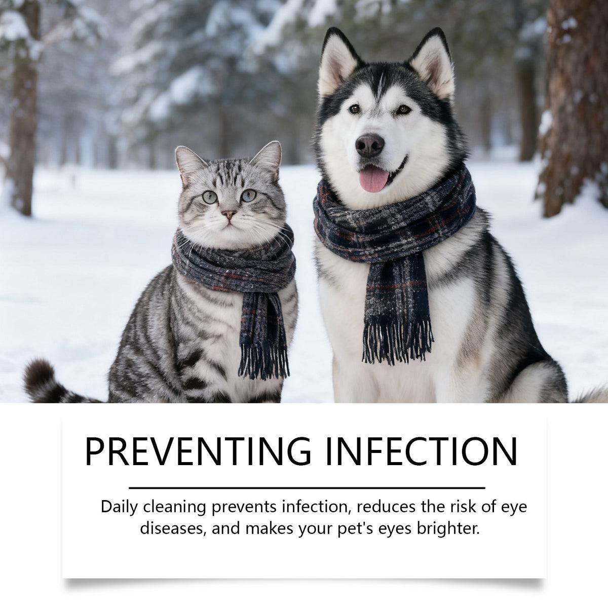 Pet Eye Drops Gently Care For Cats And Dogs' Eye Tear Stains, Tear Marks, And Eye Discharge