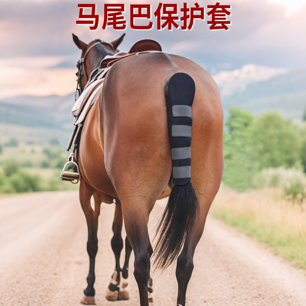 Horse-tail Protective Cover To Prevent Mosquito Bites