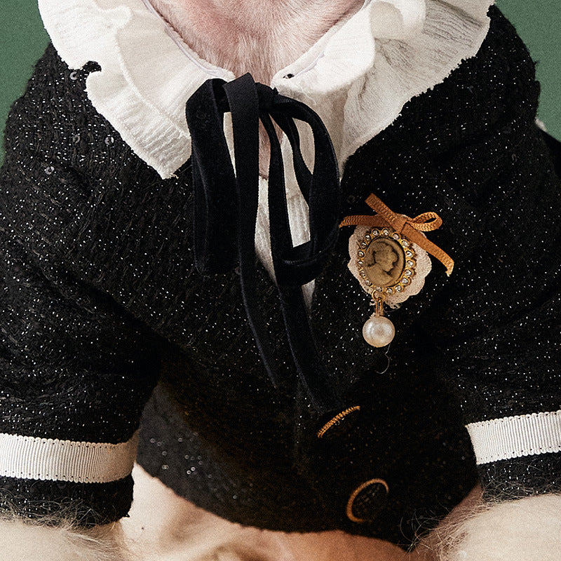 Dog Clothes Teddy Schnauzer Pomeranian College Small And Medium-sized Dog Pet Small Fragrant Wind Suit