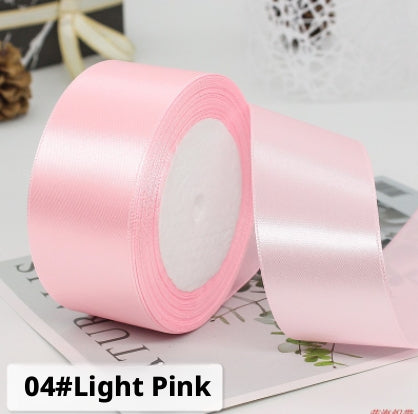 Handmade Rose Ribbon-Light Pink-1 Pack