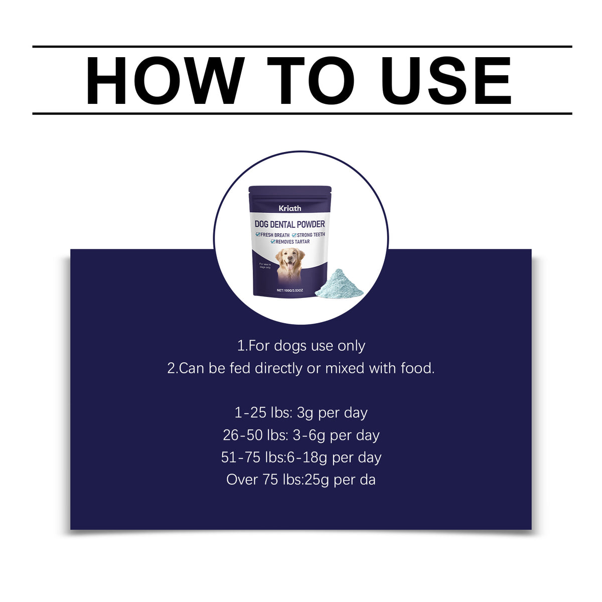 Breath-Freshening Tooth Powder For Dogs