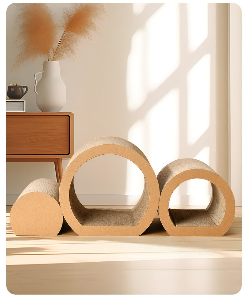 Cat Scratch Board Catdoor Tunnel Three-piece Set Combination