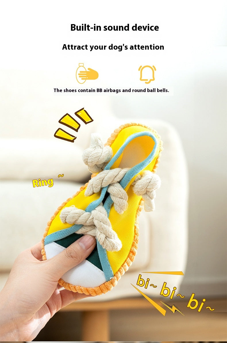 Bite Shoes Sound Pet Toy Self-Hi Relieving Stuffy