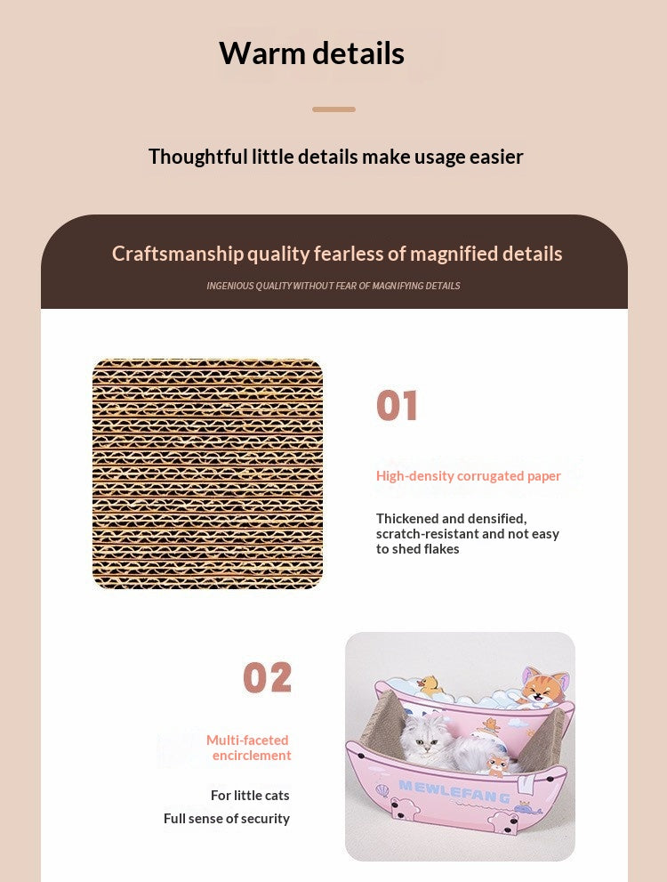 Upright-shaped Sofa No Utensils Required Durable Cat Bedcat House