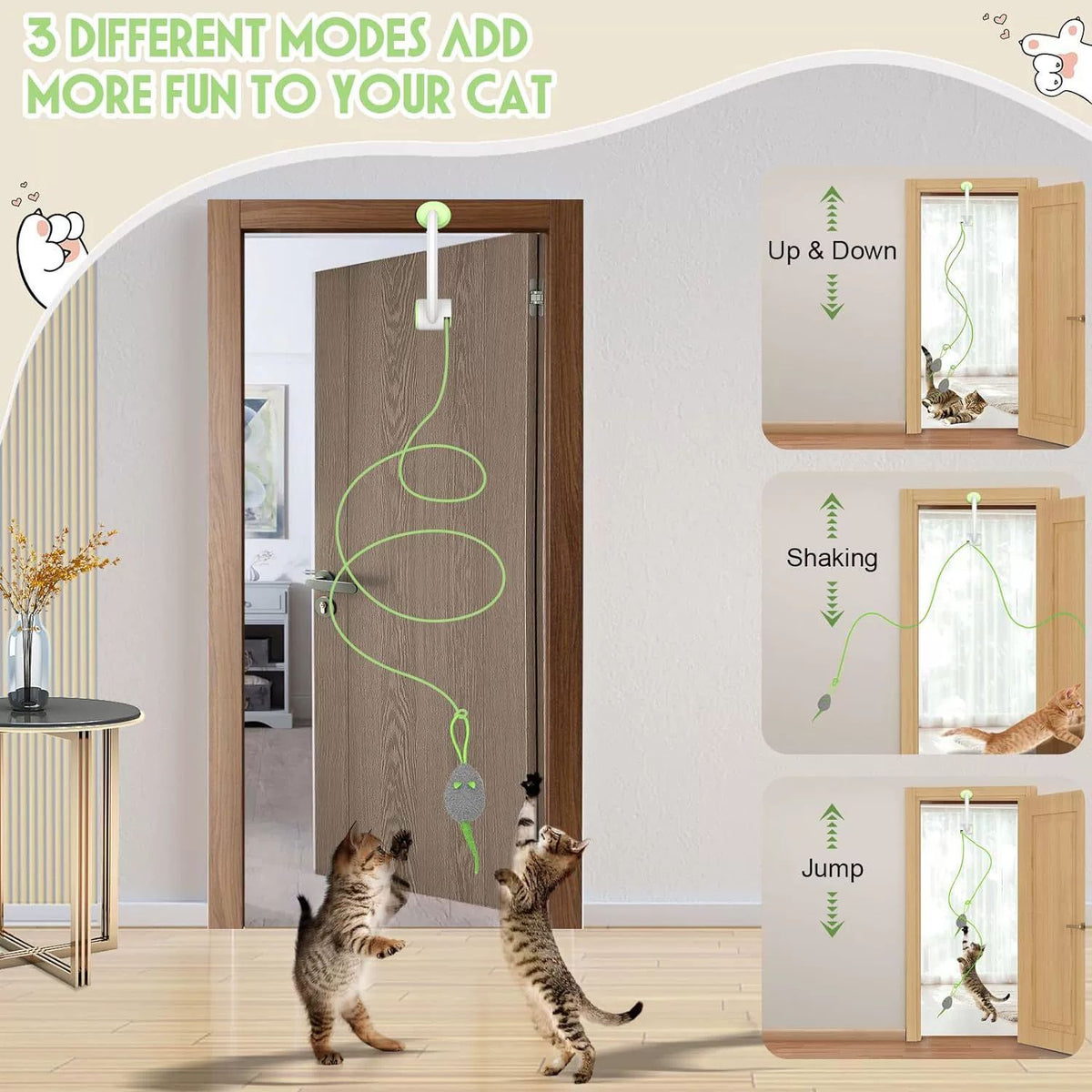 Sound Making Bird Cat Teaser Toy