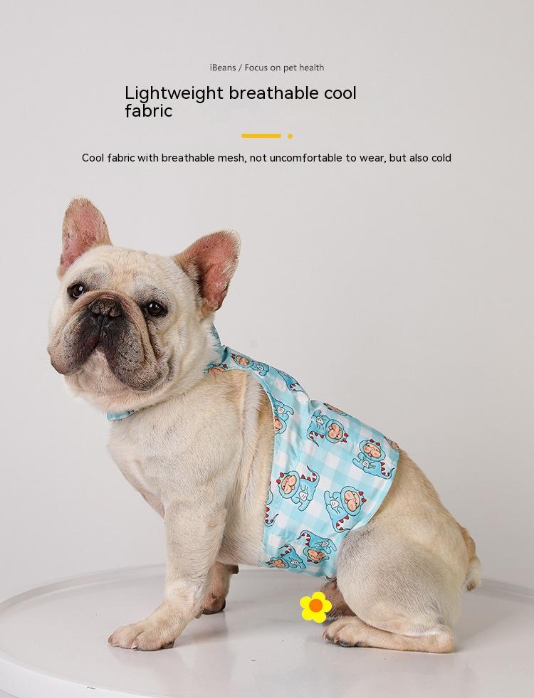 Pet Cooling Clothes Anti-heatstroke Cooling Ice Apron Cooling Ice Vest Cooling Clothes