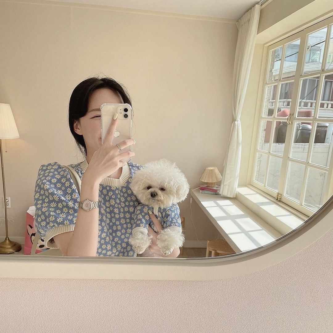 Cute and Simple Pet Dog Printing Clothes