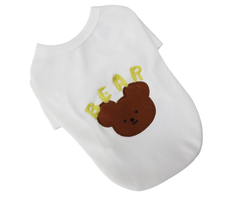 T-shirt Bichon Schnauzer Small Dog T-shirt Vest Pet Clothes