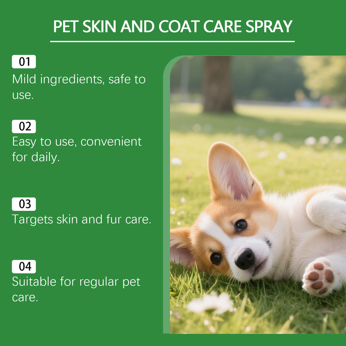 Pet Skin And Coat Care Spray