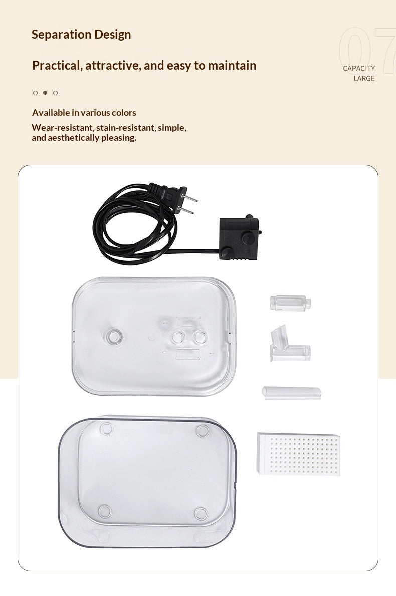 Portable Automatic Circulating Cat Water Fountain