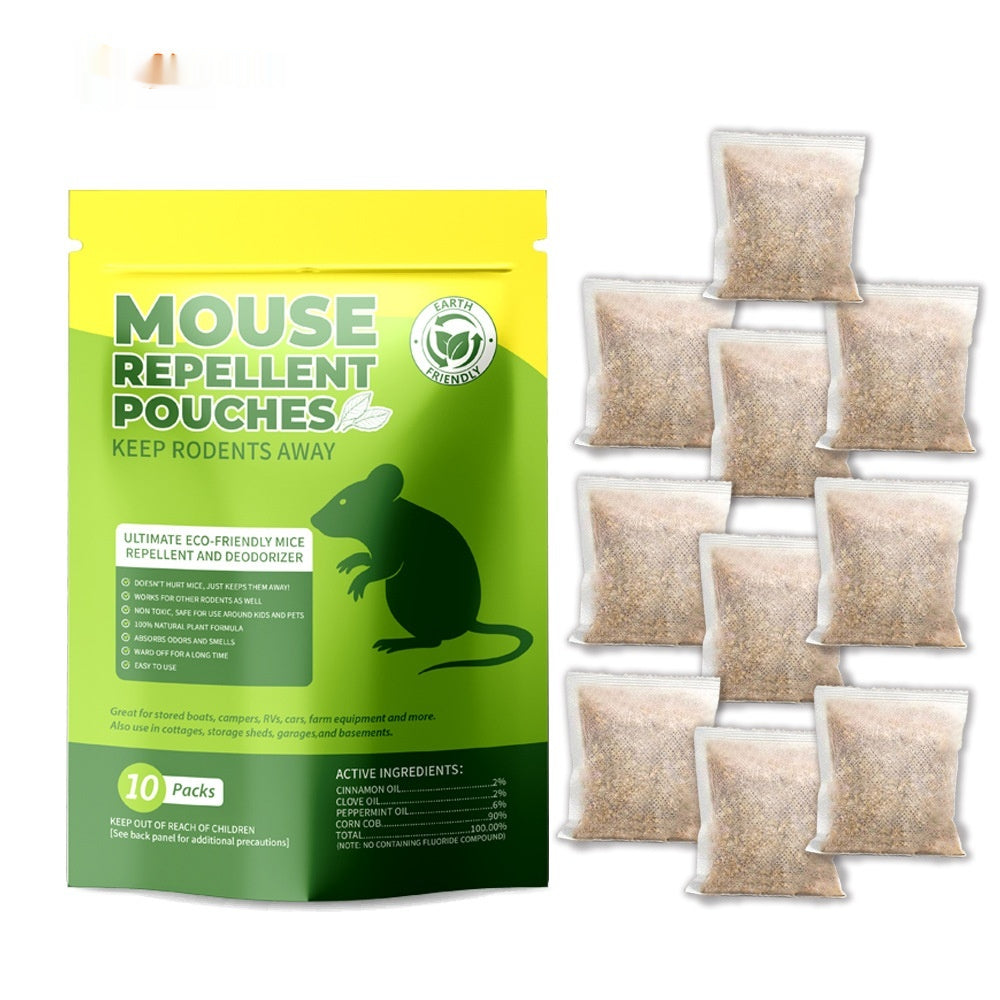 Car Peppermint Cinnamon Plant Essential Oil Sachet Rat-proof Bag