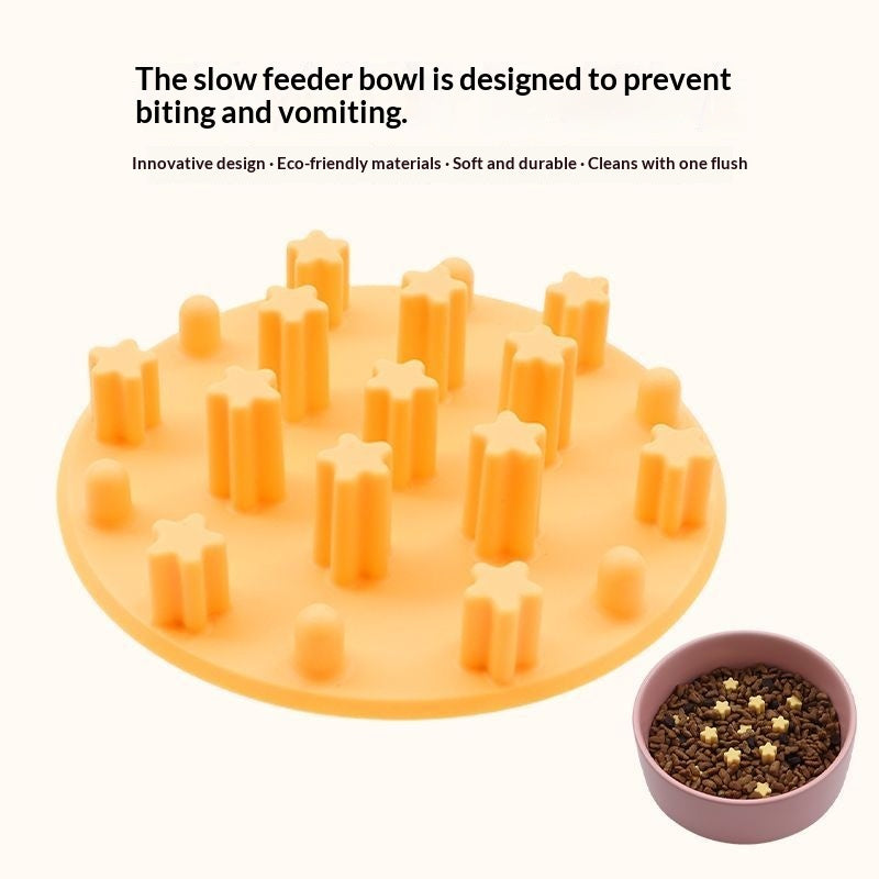 Pet Automatic Feeder Specific Slow-Feeding Mat Made From Food-Grade Silicone