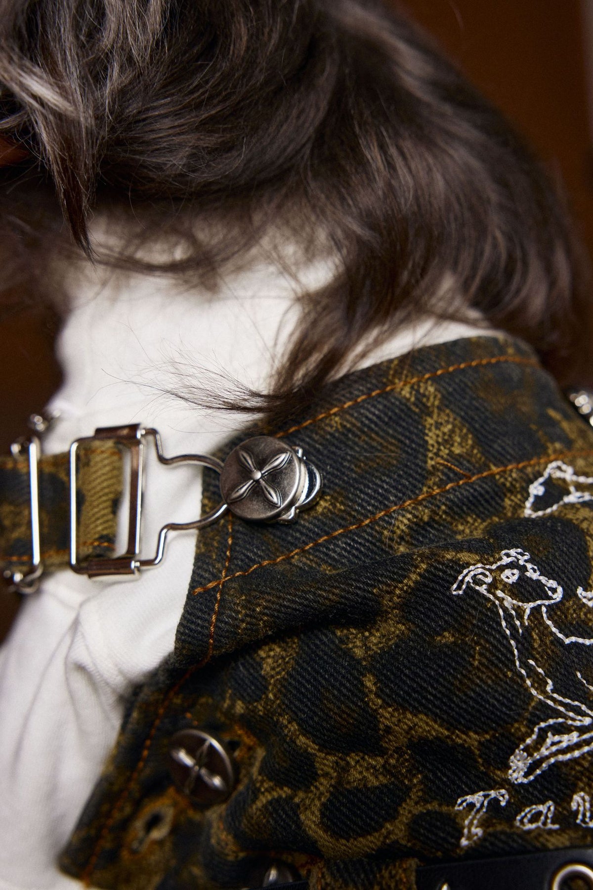 Dog Clothes Autumn Leopard Print Overalls