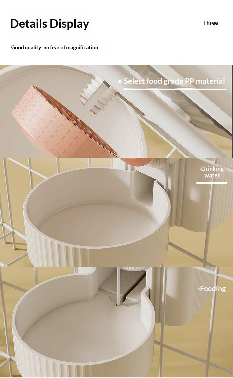 Hanging Cat Water Fountain And Automatic Dog Feeder For Drinking