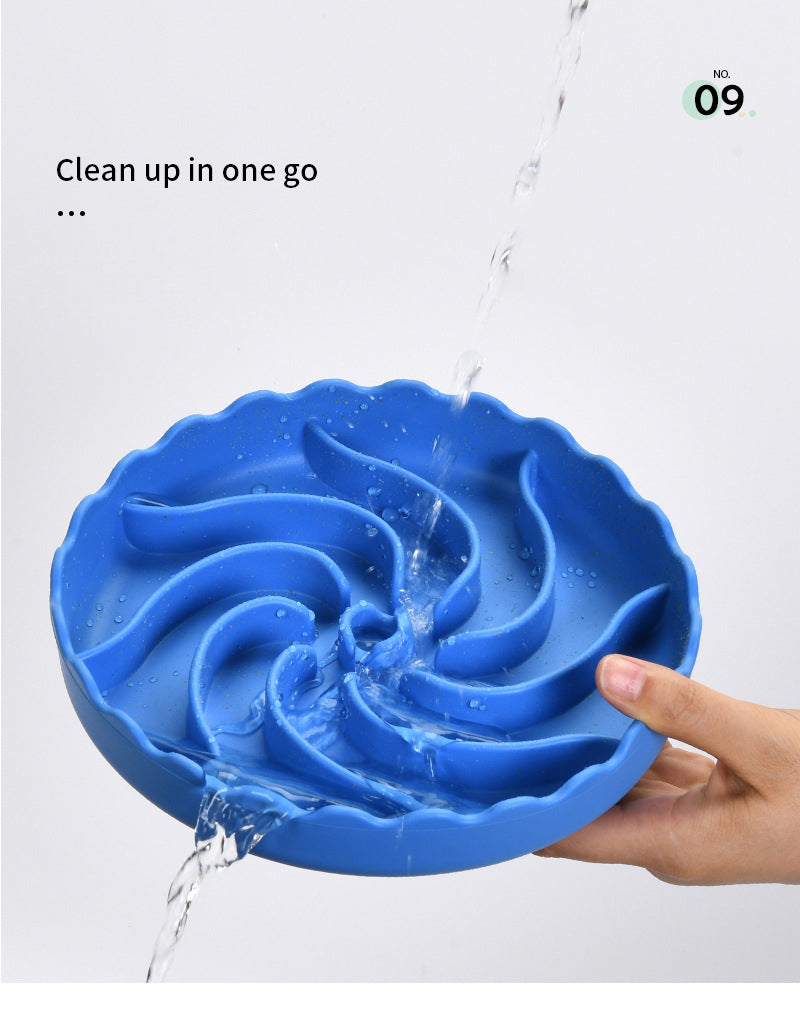 Slow Food Bowl For Dogs Food Grade Silicone Bowl For Slow Pet Food With Suction Cup Non-slip For Licking Rice