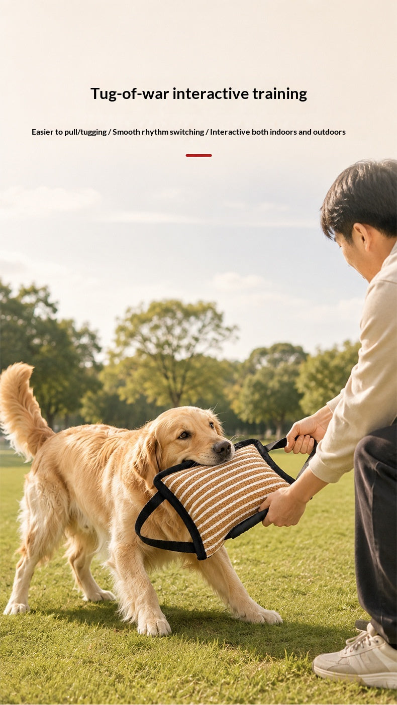 Jute Bite Cushion & Bite Roll For Dog Training