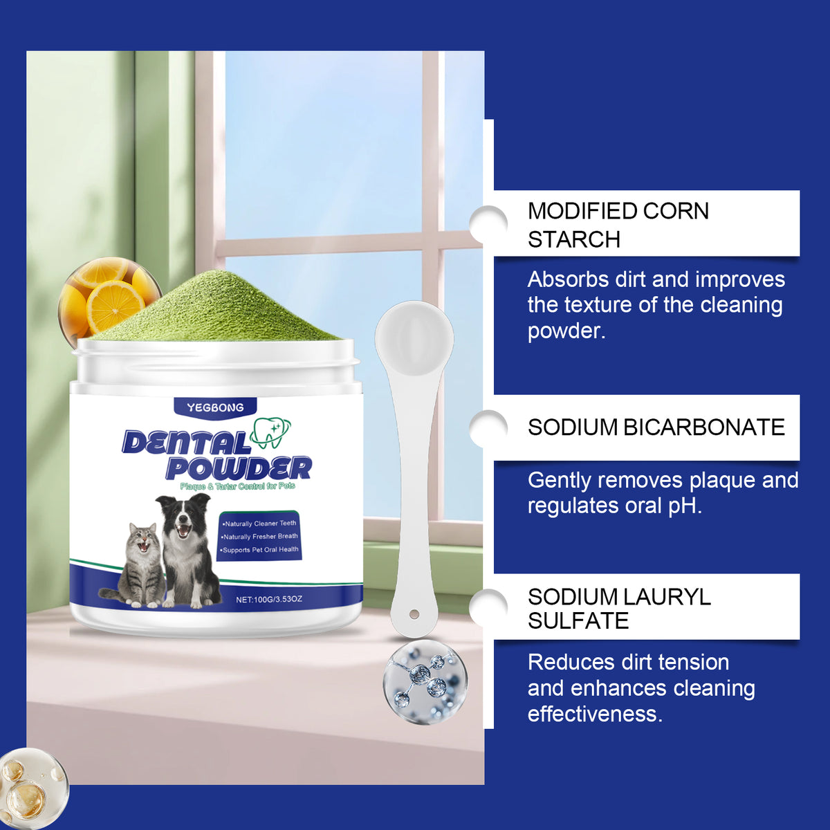 Pet Teeth Cleaning Powder