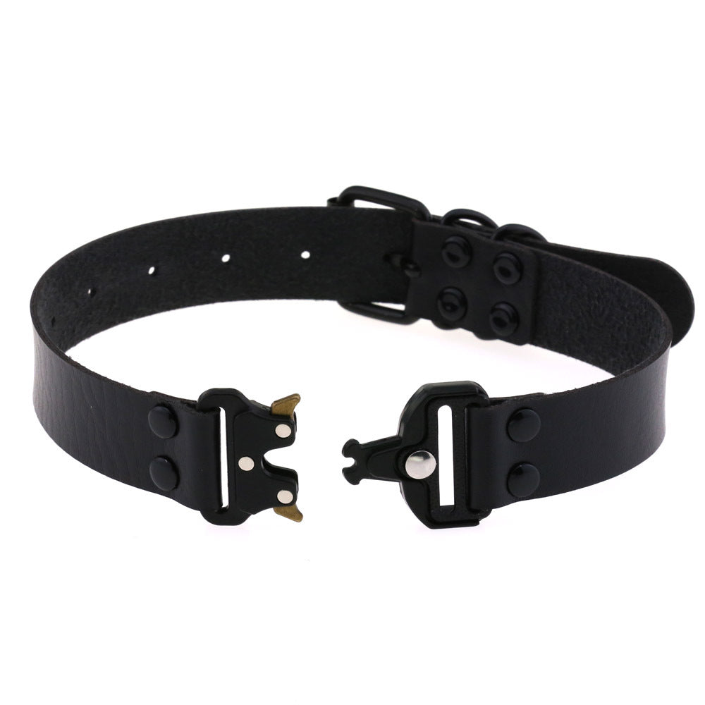 Creative Simple Release Buckle Collar Clavicle Necklace