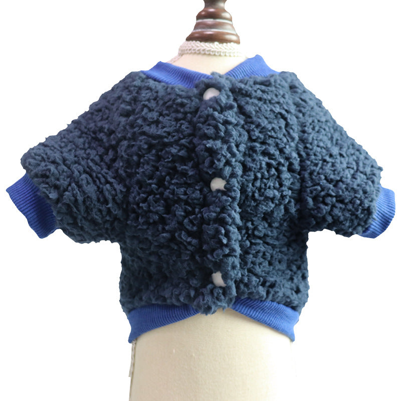 Pet thick warm two-legged clothing
