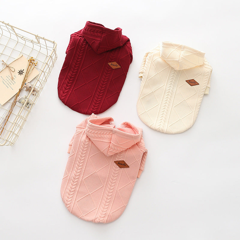 British and French Doug Pugs New Two-Legged Sweater for Autumn and Winter - Pet Clothing