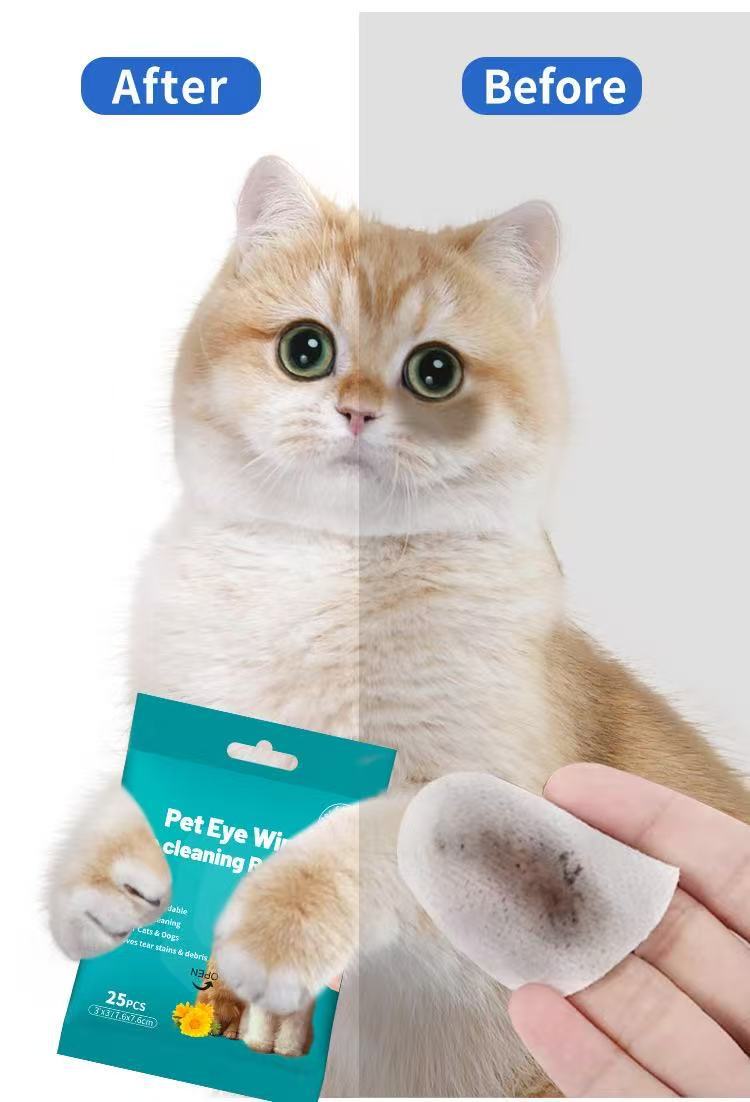 Pet Supplies Tear Removal Dogs And Cats Tear Wipes