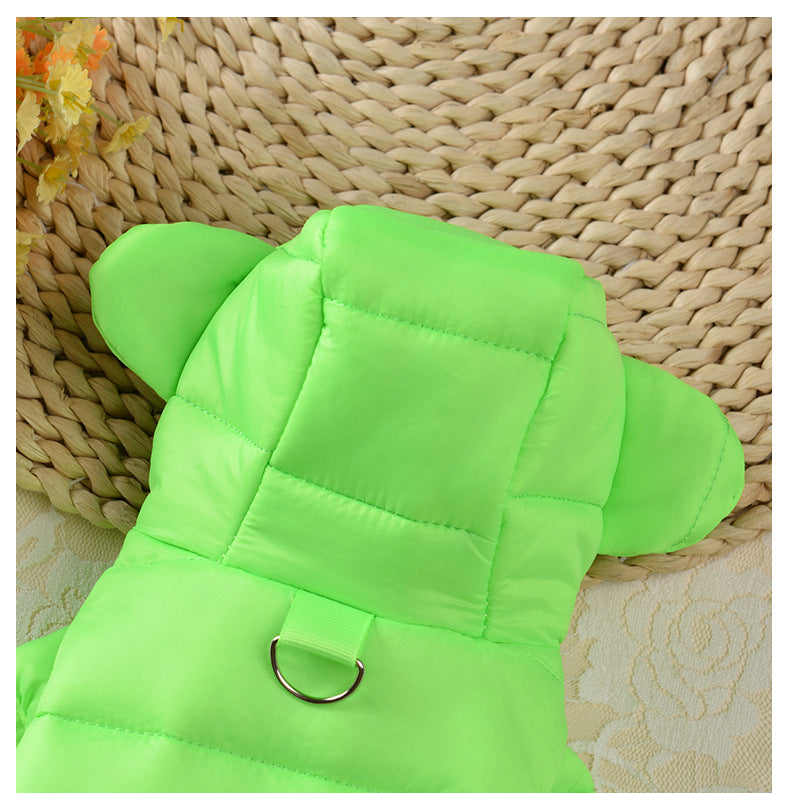 Small Dog Bread Down Cotton Jacket